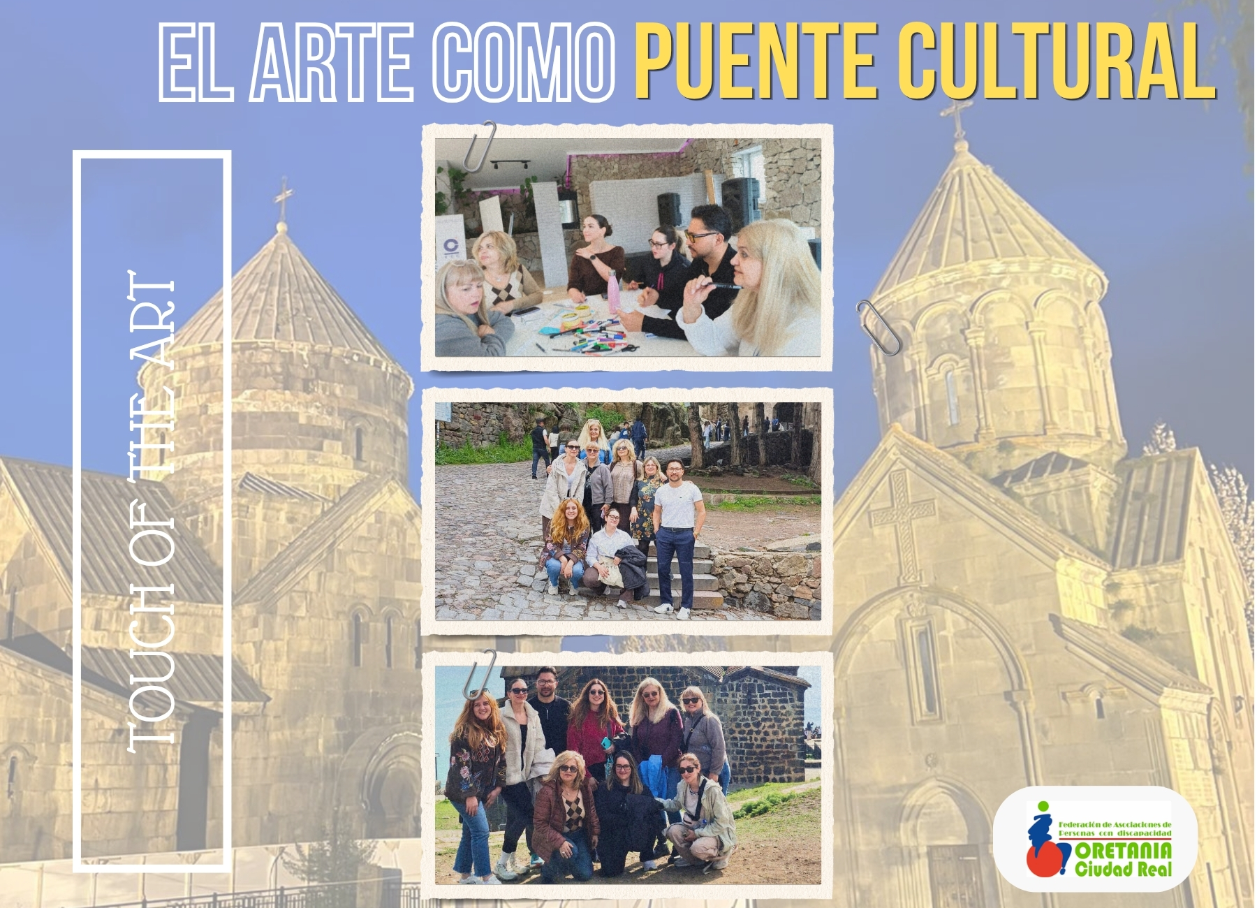El arte como puente cultural: Impacto del proyecto Erasmus+ ‘Touch of the Art’ en Armenia