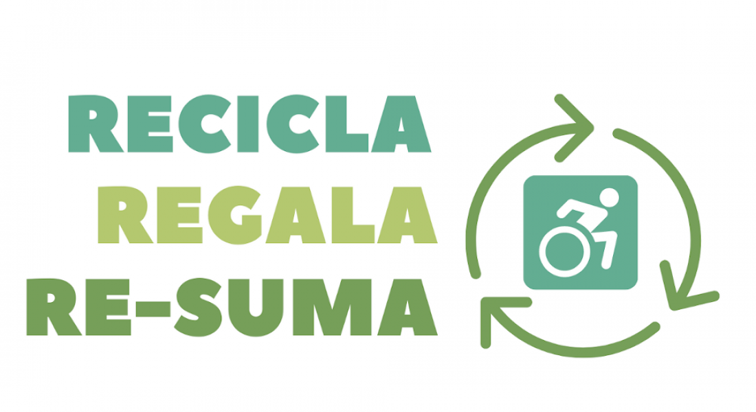 Logo de la campaña recicla, regala, re-suma