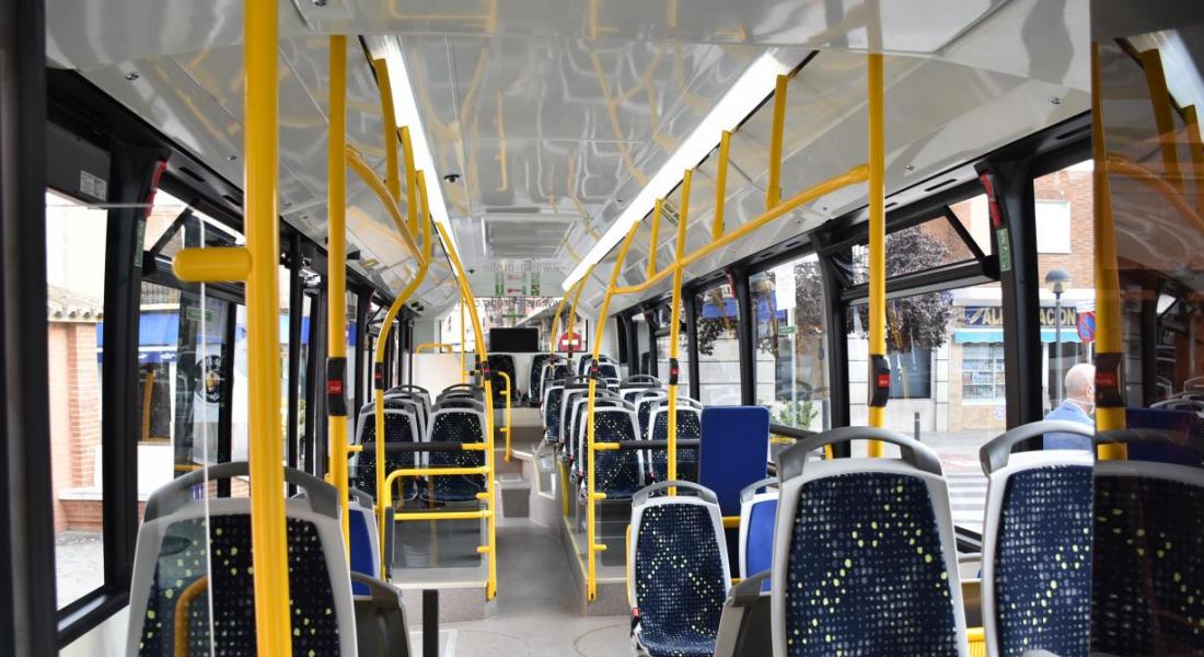 asientos de un autobús urbano